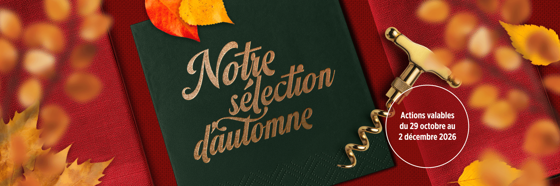 Notre sélection d'automne