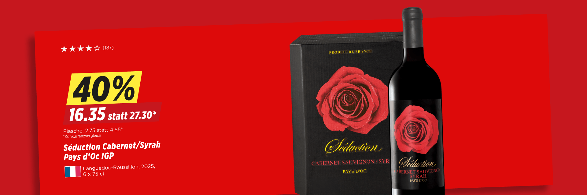 Séduction Cabernet/Syrah Pays d’Oc IGP