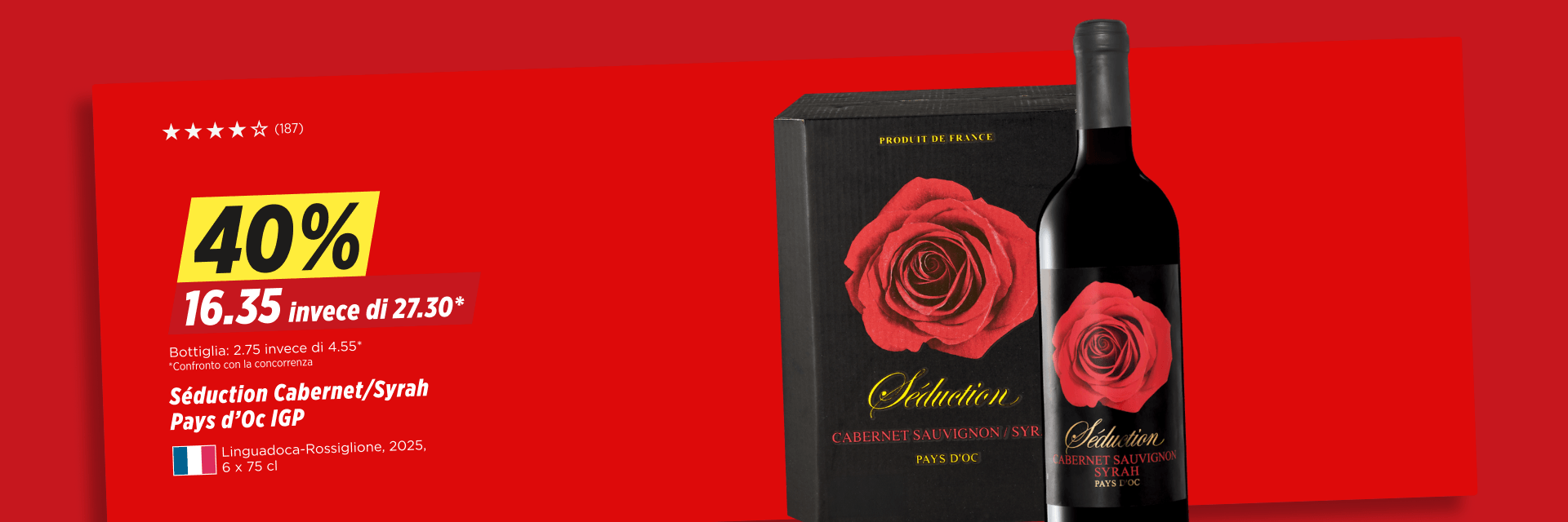 Séduction Cabernet/Syrah Pays d’Oc IGP