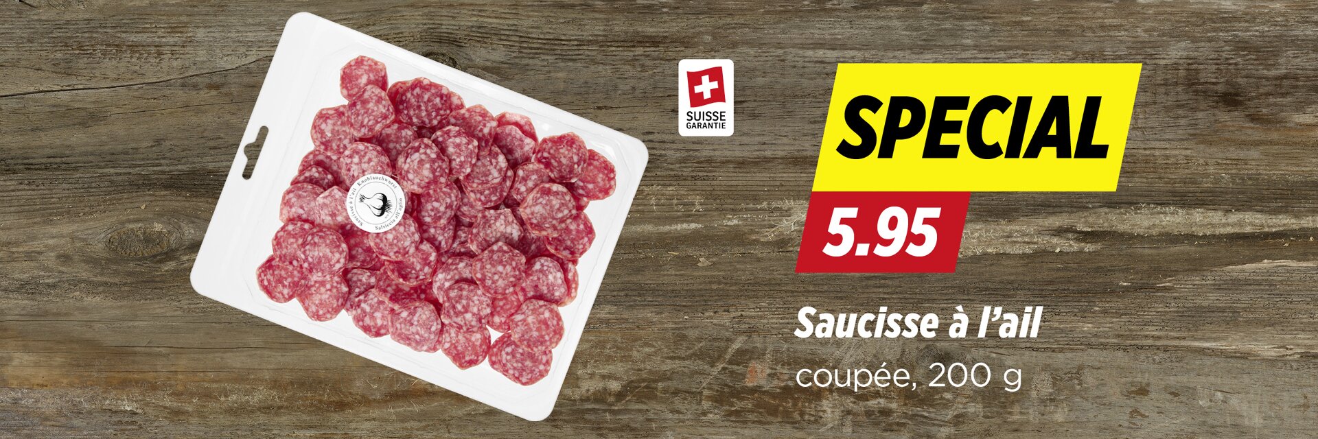 saucisse à l'ail