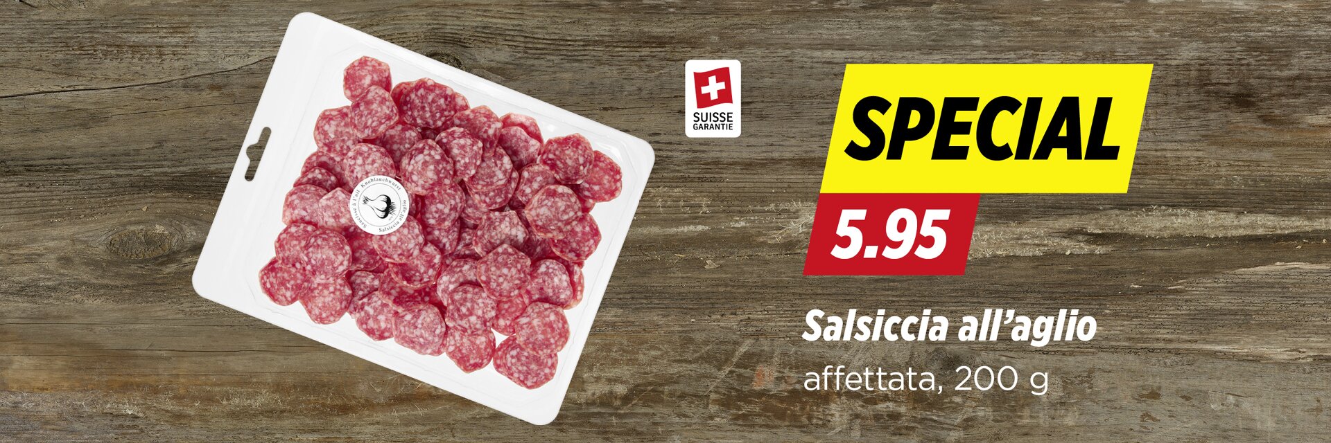 Salsiccia all'aglio