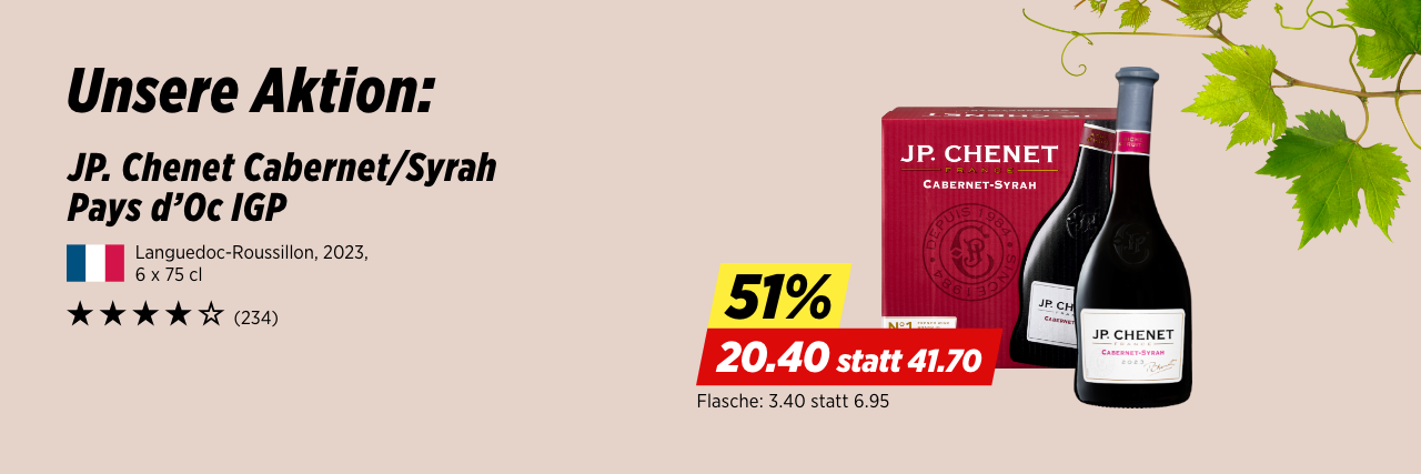 JP. Chenet Cabernet/Syrah Pays d’Oc IGP