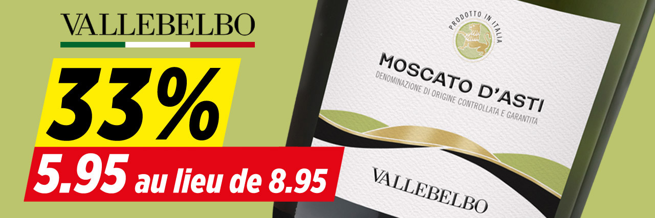 Vallebelbo Moscato d`Asti DOCG 75cl 