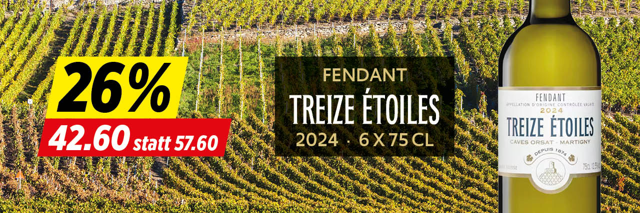 Fendant Valais AOC Treize Etoiles 75cl
