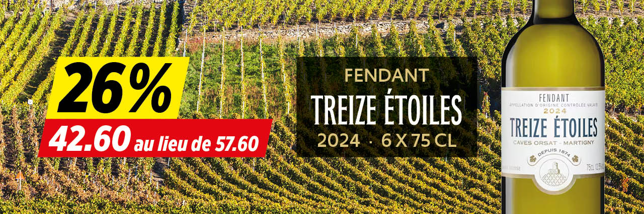 Fendant Valais AOC Treize Etoiles 75cl