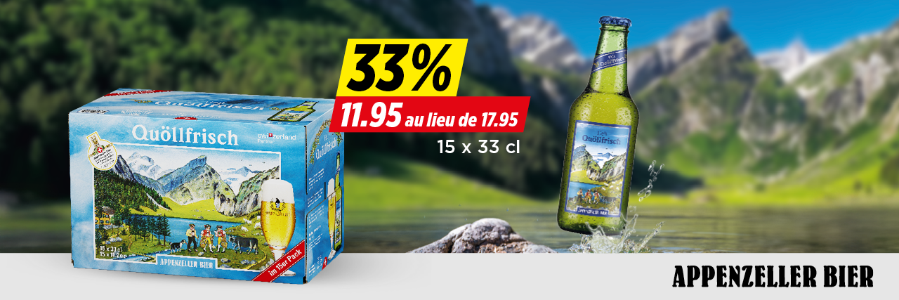Appenzeller Bier Quöllfrisch hell